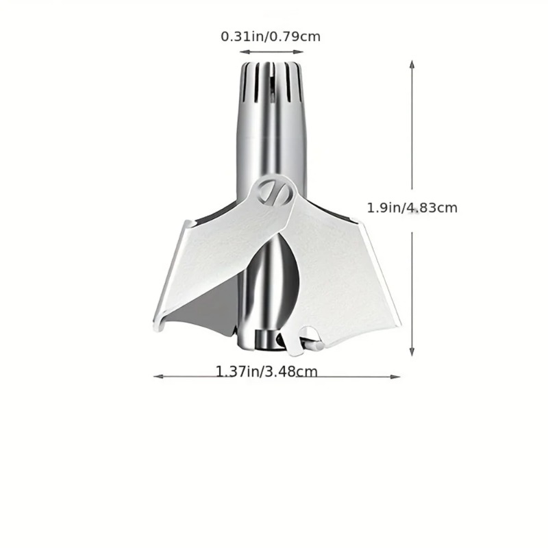 AliExpress Manual Stainless Steel Nose Hair Trimmer (2-Pack), view 5