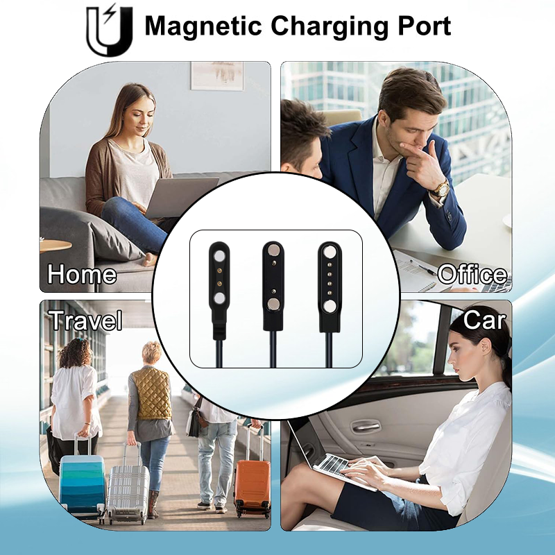 AliExpress Magnetic USB Smartwatch Charging Cable, view 5