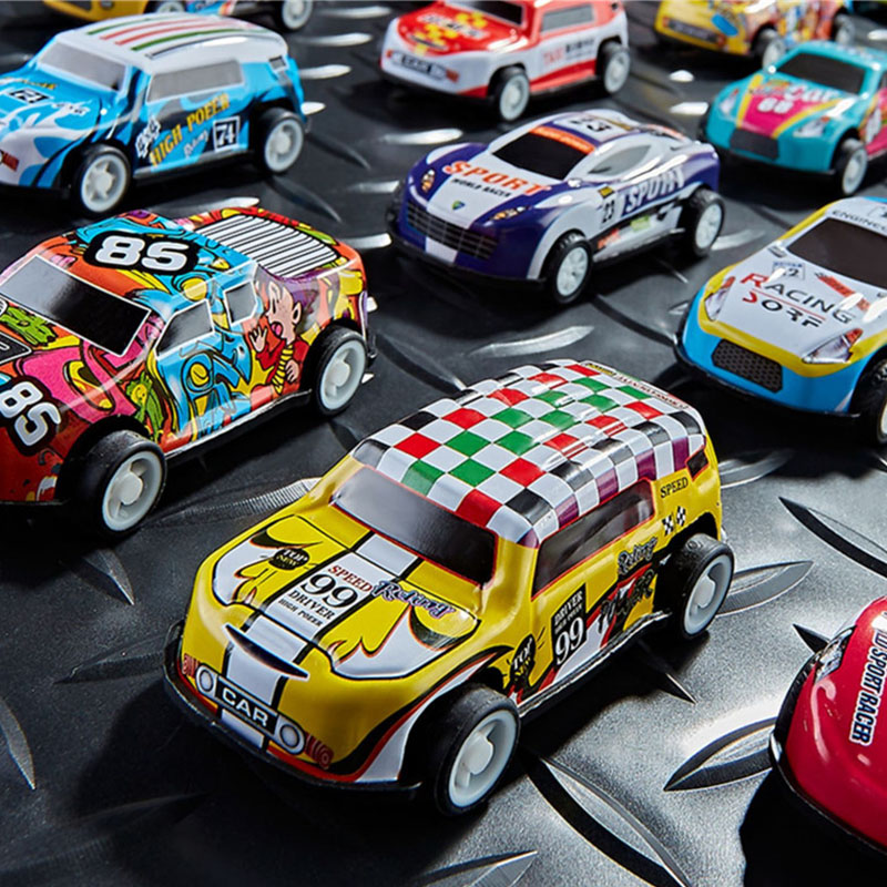 AliExpress 20/30/50Pcs Mini Car Set Inertia Pull Back Cars for Boys Plastic Vehicle Model Collection Toys Birthday New Year Gifts for Kids, view 2