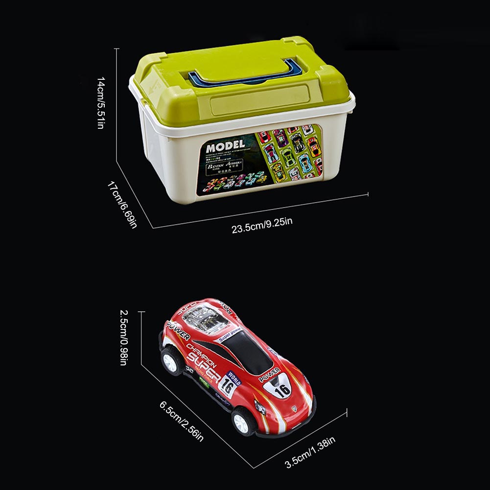 AliExpress 20/30/50Pcs Mini Car Set Inertia Pull Back Cars for Boys Plastic Vehicle Model Collection Toys Birthday New Year Gifts for Kids, view 6