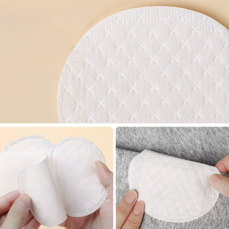 AliExpress 20-30Pcs Pack Unisex Sweat Pads Summer Deodorants Underarm Anti Perspiration Pads Disposable Armpit Absorb Sweat Shield Pads, view 2