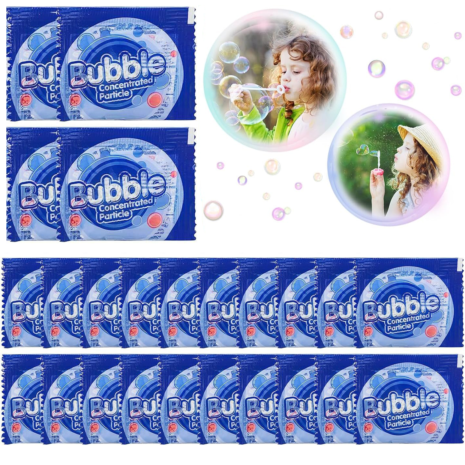 AliExpress 20/40 Pack Concentrated Bubble Solution Refill, For All Bubble Blowers, Bubble Machines, Birthday Party Outdoor Activities Gift