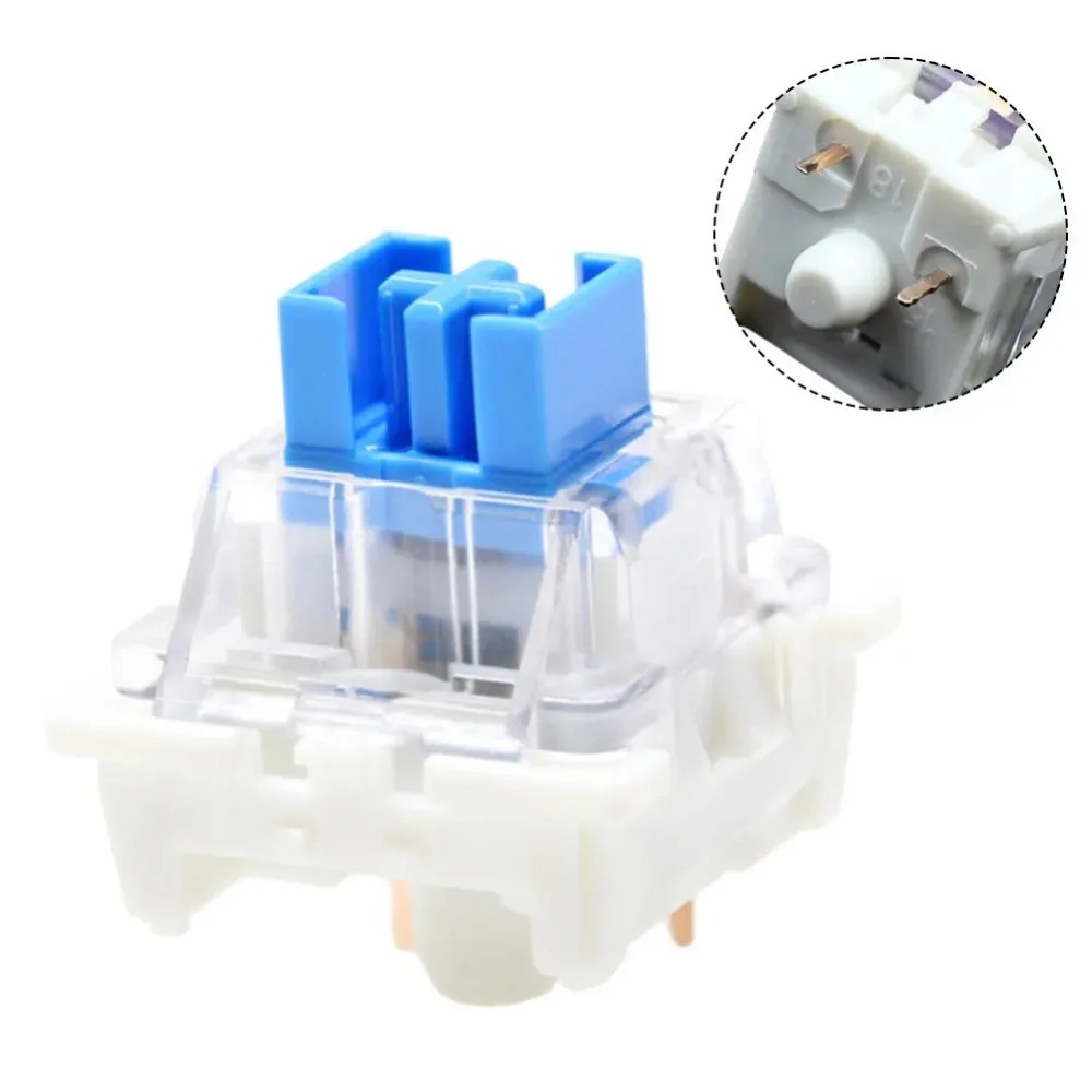 AliExpress 20/50/100pcs Keyboard Switch Keyboard Clicker Key Replacement 3 Pin Tactile Switch Plastic For Replacement Accessories, view 6