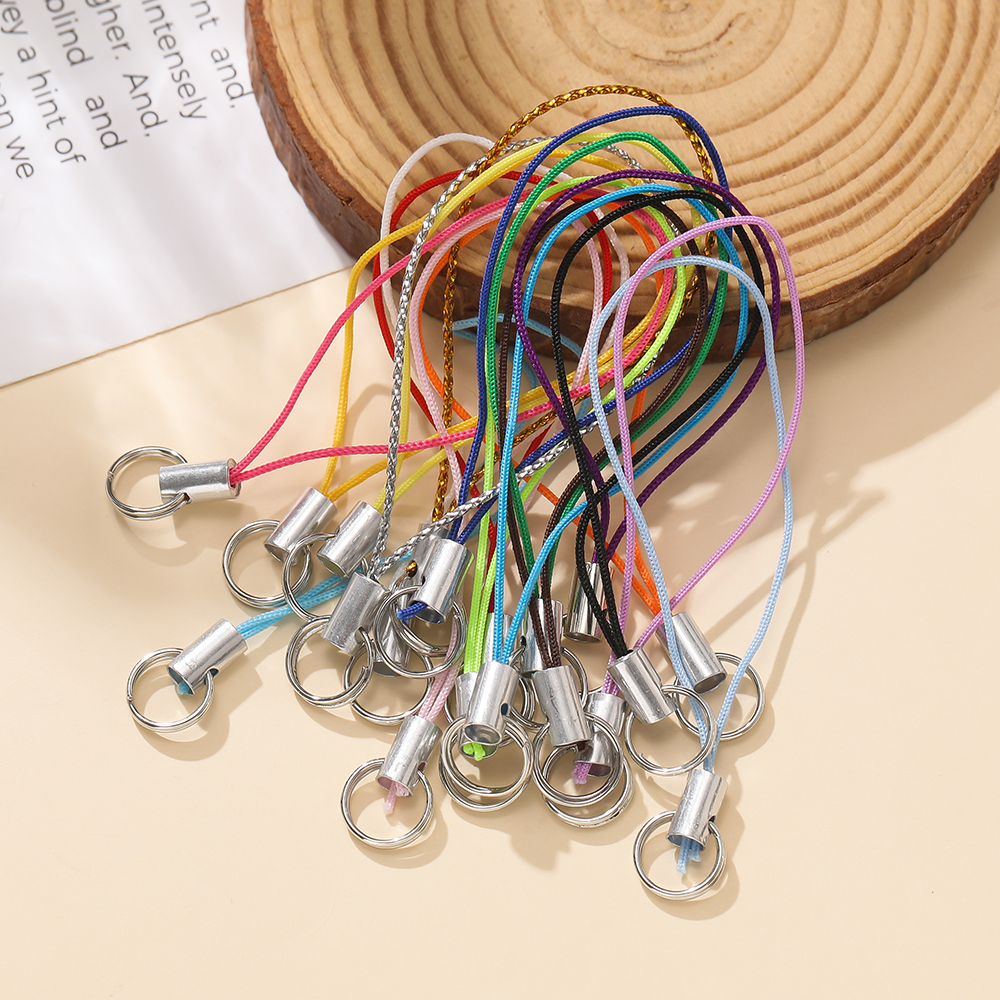 AliExpress Polyester Lanyard Cords with Double Jump Rings