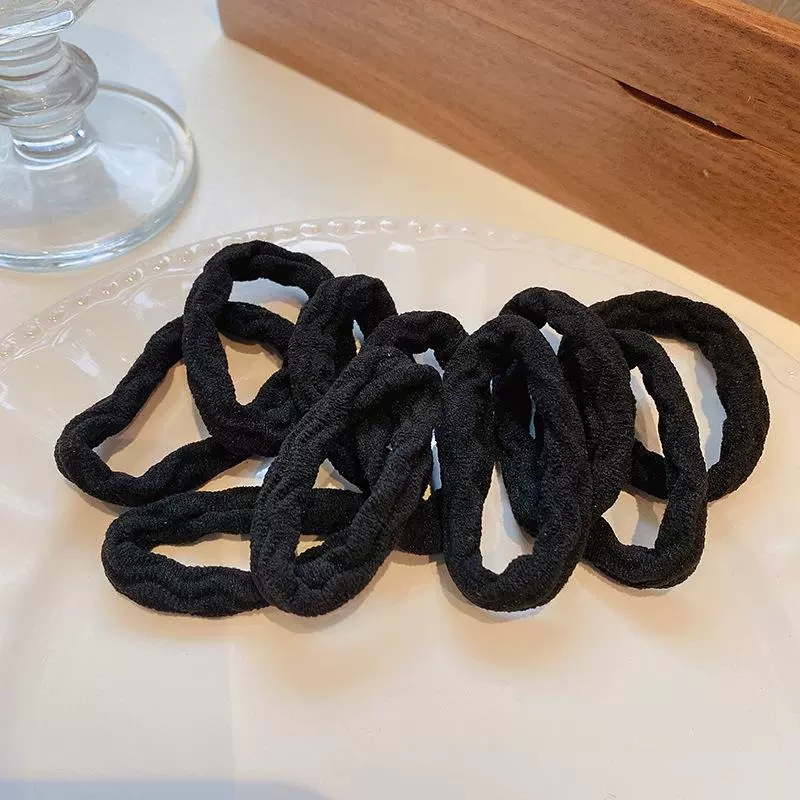 AliExpress 20-Pack Jacquard Towel-Ring Hair Ties, view 3