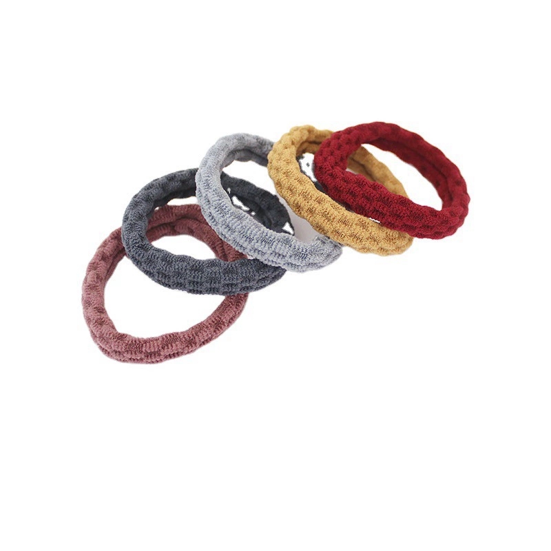 AliExpress 20-Pack Jacquard Towel-Ring Hair Ties, view 6