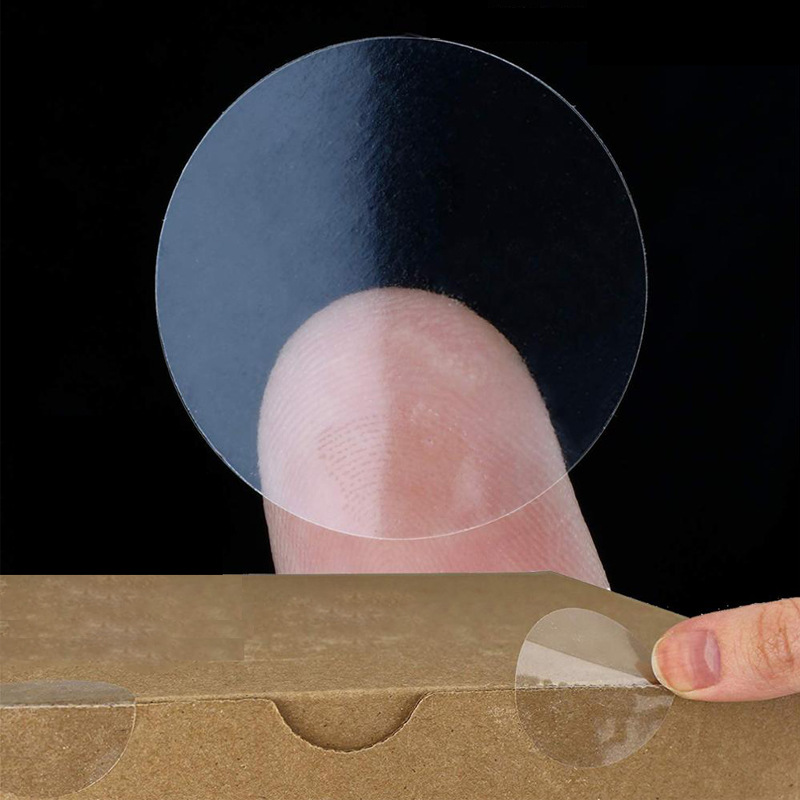 AliExpress 200-500Pcs Transparent Self-adhesive Sealing Stickers 2CM2.5CM3CM Round Transparent Gift Packaging Seal Labels