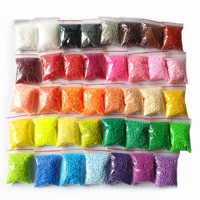 AliExpress 2000 Pcs/Bag 2.6mm Hama Beads Puzzle Perlen Iron Beads Diy Perler Fuse Bead Intelligence Educational Toys
