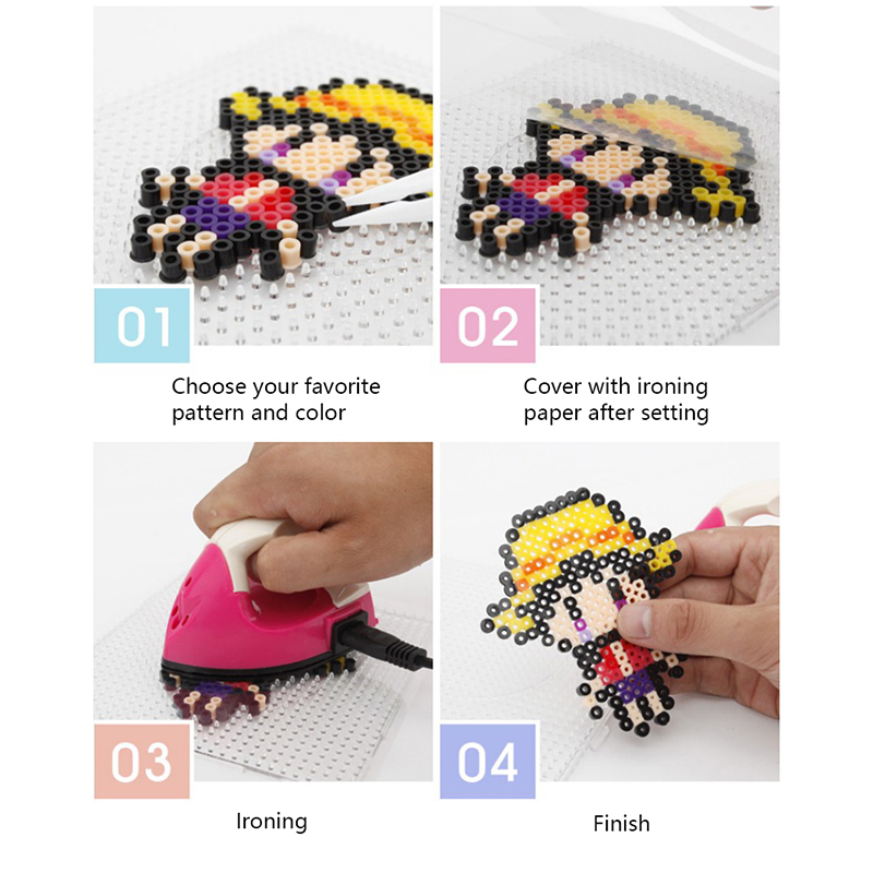 AliExpress 2000 Pcs/Bag 2.6mm Hama Beads Puzzle Perlen Iron Beads Diy Perler Fuse Bead Intelligence Educational Toys, view 4