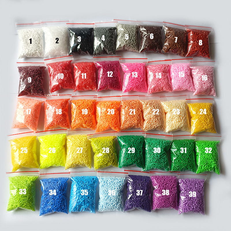 AliExpress 2000 Pcs/Bag 2.6mm Hama Beads Puzzle Perlen Iron Beads Diy Perler Fuse Bead Intelligence Educational Toys, view 5