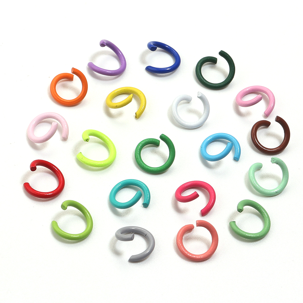 AliExpress Open Iron Jump Rings (8mm, 200-Pack), view 4