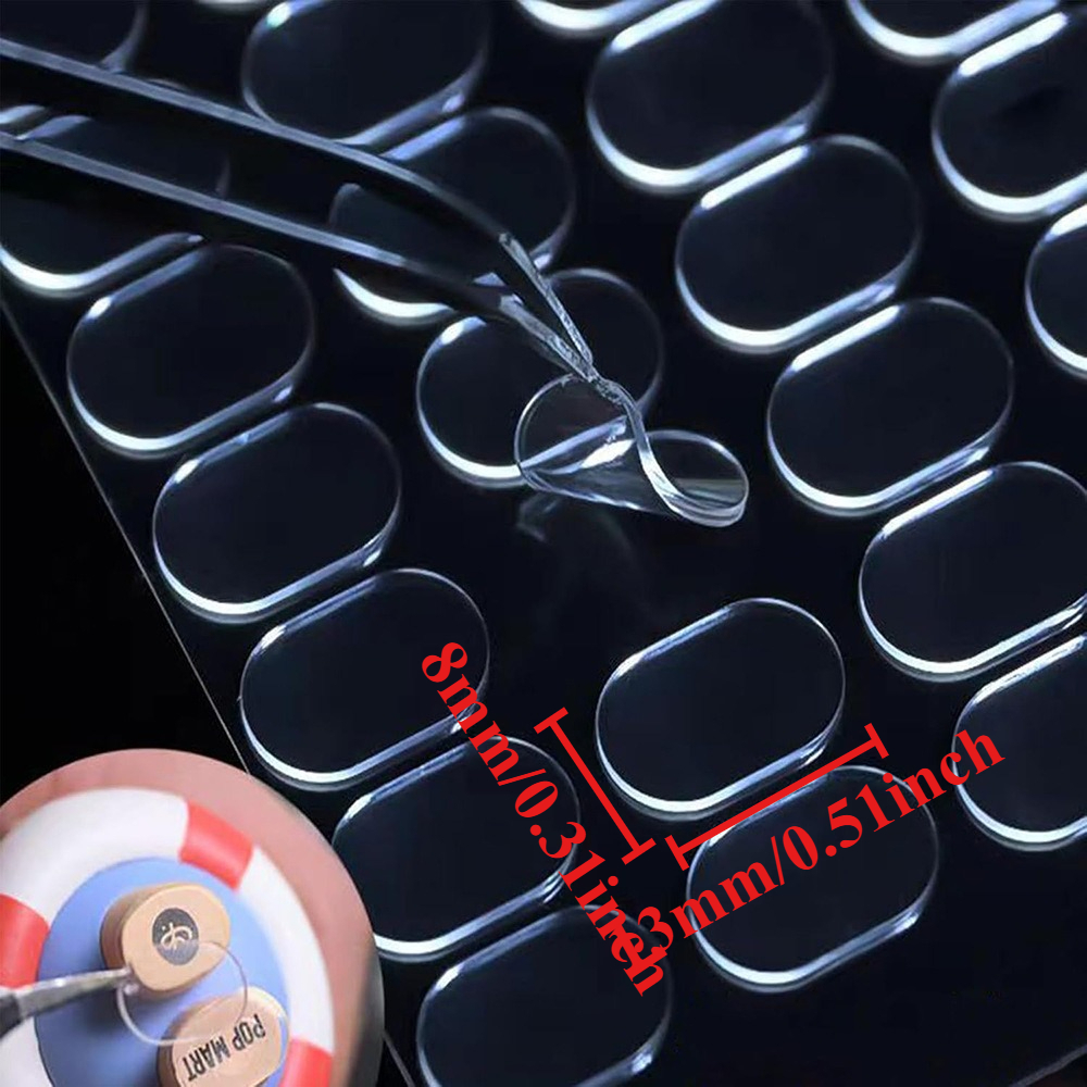 AliExpress Transparent Non-Marking Double-Sided Tape Pads (200), view 4
