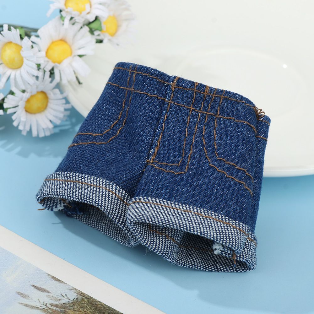 AliExpress 2022 Newest Multi Style Denim 11.5"Jeans Bottoms Shorts For Doll Clothes Outfits Short Pants For Blythe 1/6 Dolls Accessories, view 4