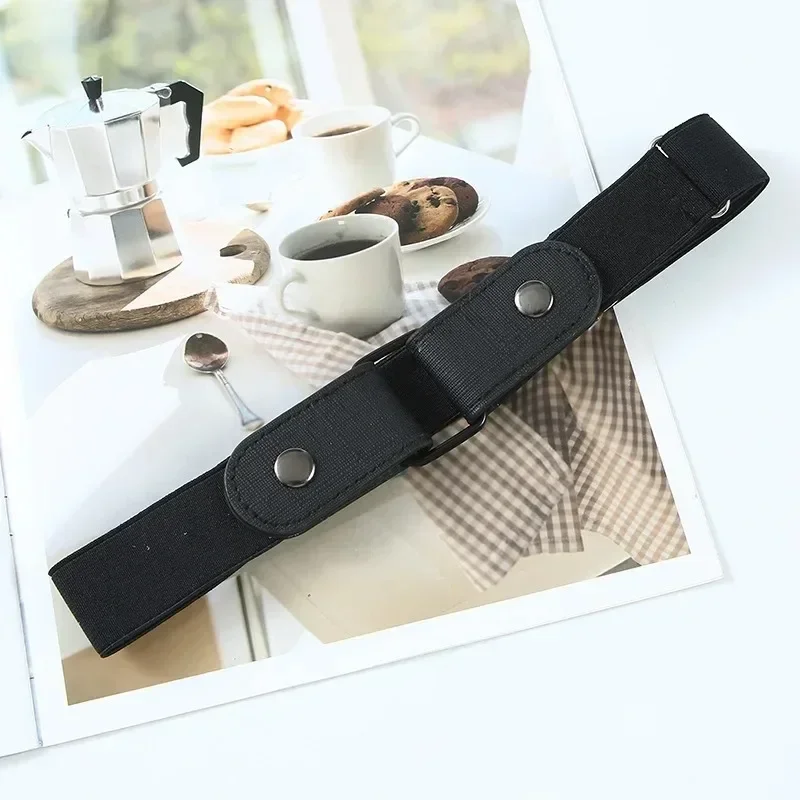 AliExpress 2024 Canvas Adjustable Elastic Waist Band Invisible Belt Buckle-Free Belts for Women Men Jean Pants Dress No Buckle Easy To Wear, view 5