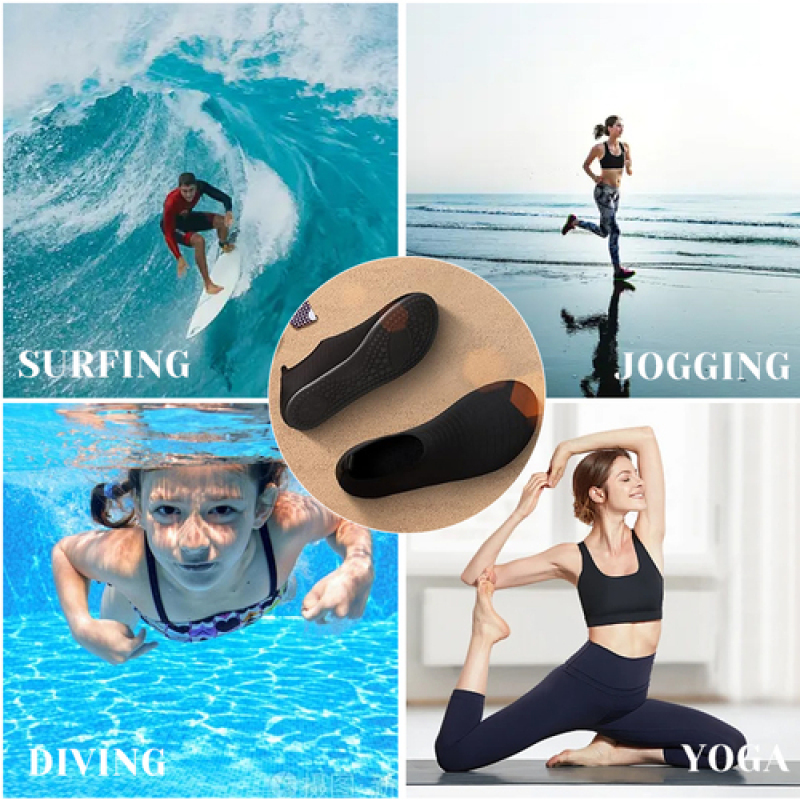 AliExpress 2024 New Beach Water Shoes Unisex Beach Quick-Drying Breathable Swimming Slippers Summer Anti-slip Casual Sports Water Sneakers, view 3