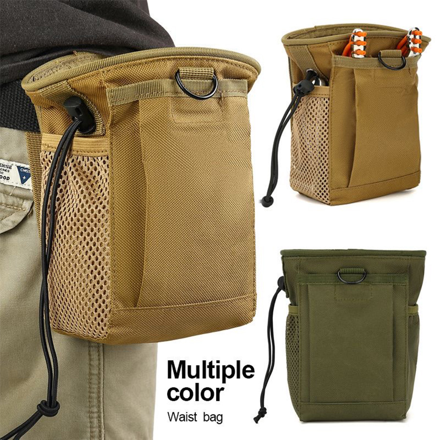 AliExpress 2024 New Outdoor 3-5L Camouflage Molle 600D Nylon Dump Drop Pouch Recycle Waist Pack Bags Accessories Bag Pouches ﻿