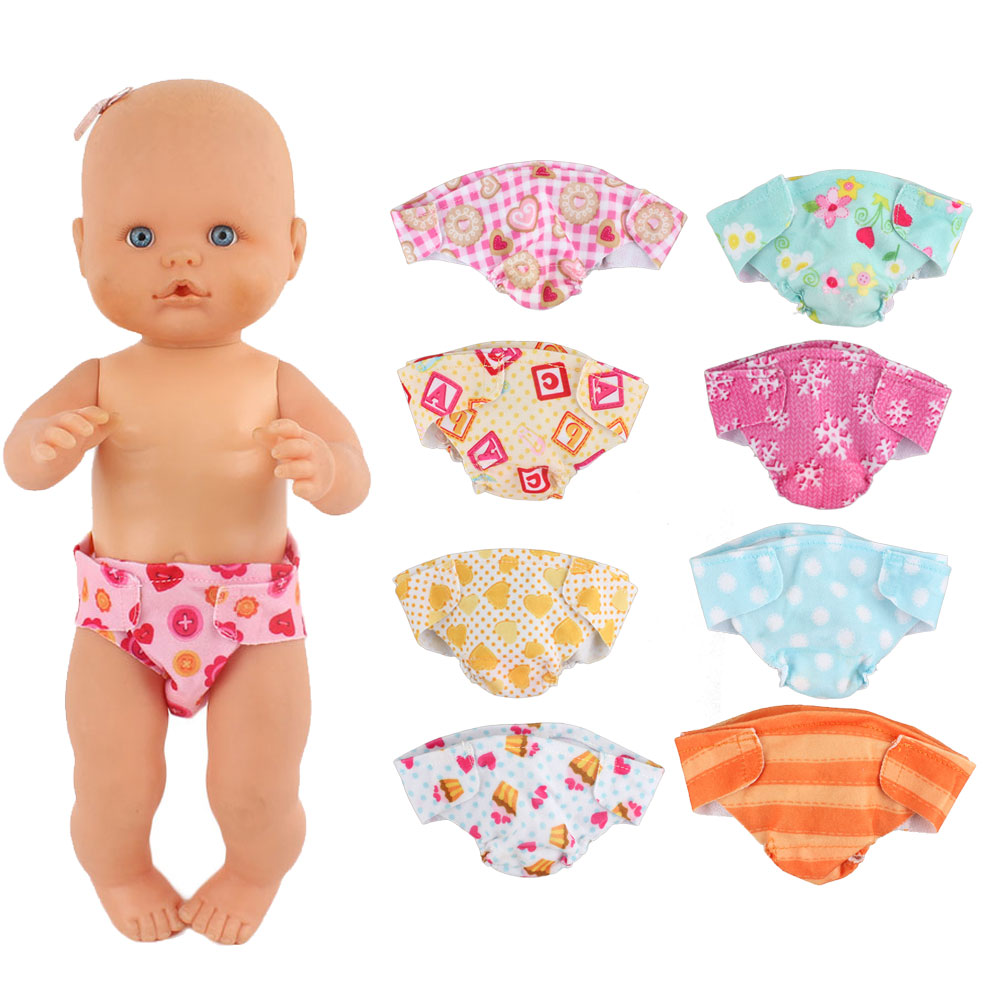 AliExpress 2024 New Underwear Fit 35 cm Nenuco Doll 14inch Baby Doll Diaper Dolls Accessories