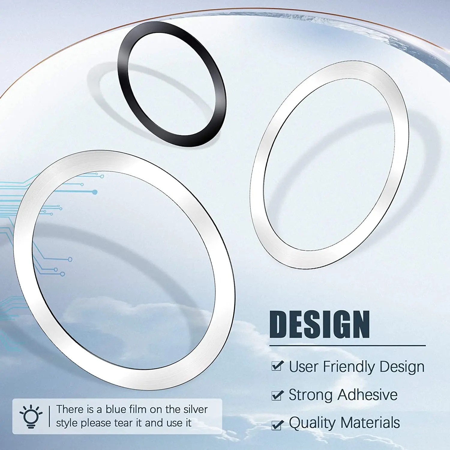 AliExpress Stainless Steel Metal Plate Ring for Magnetic Mounts, view 4
