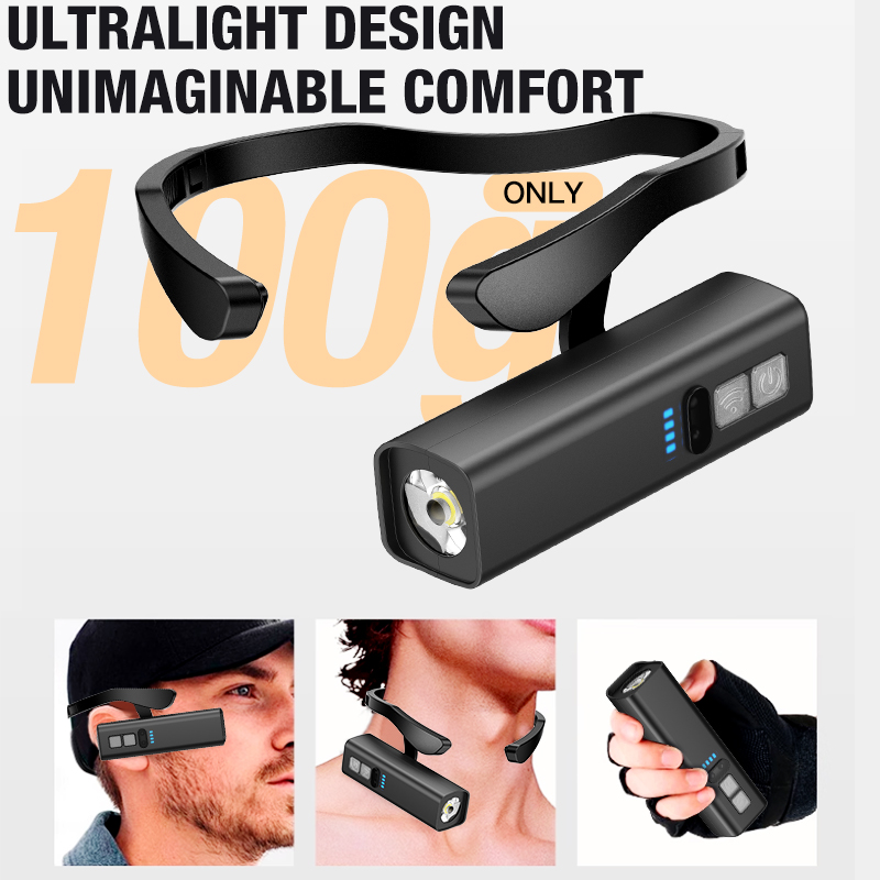 AliExpress Rechargeable Ear Clip LED Headlamp, view 3