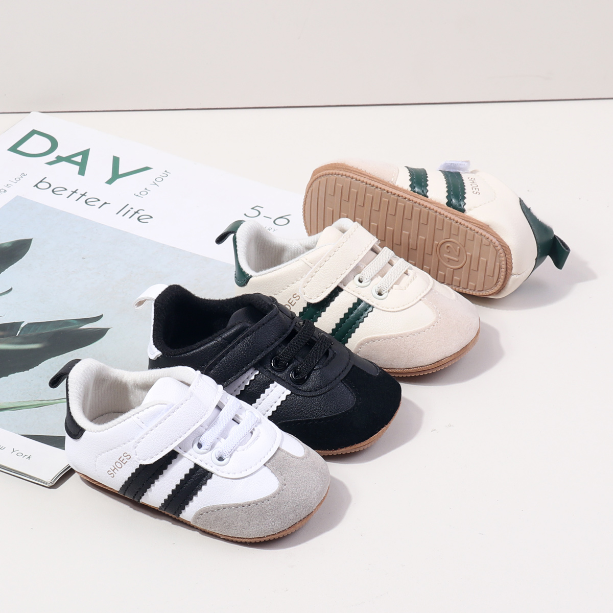 AliExpress PU Leather Baby First-Walker Shoes (0-18 Months)