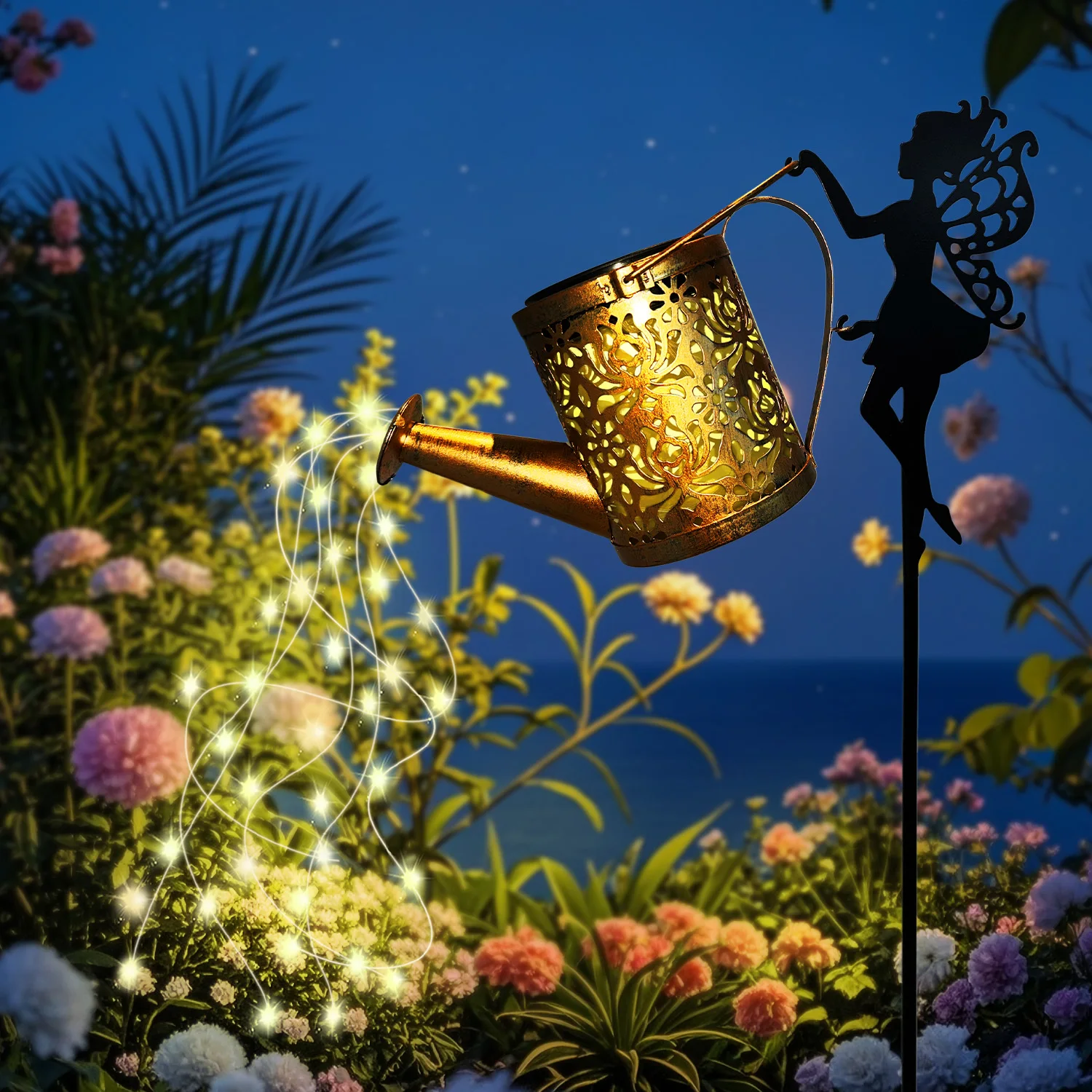AliExpress Solar Watering Can Garden Fairy Lights