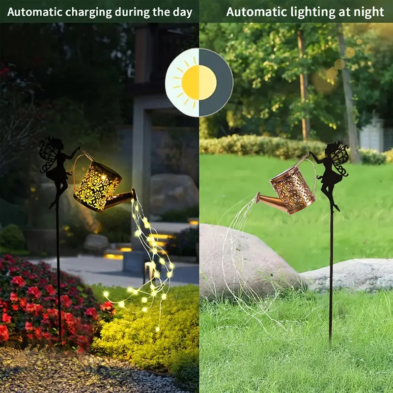 AliExpress Solar Watering Can Garden Fairy Lights, view 5