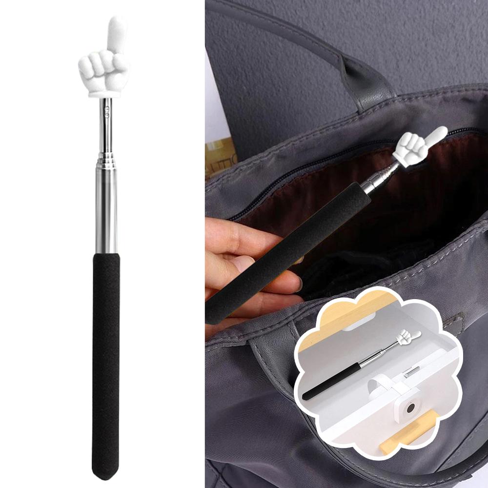 AliExpress 2025 New Stainless Steel Pointer Finger Teacher Finger Pointer Reading Stick Whiteboard Teaching Pointer Sticks Handheld