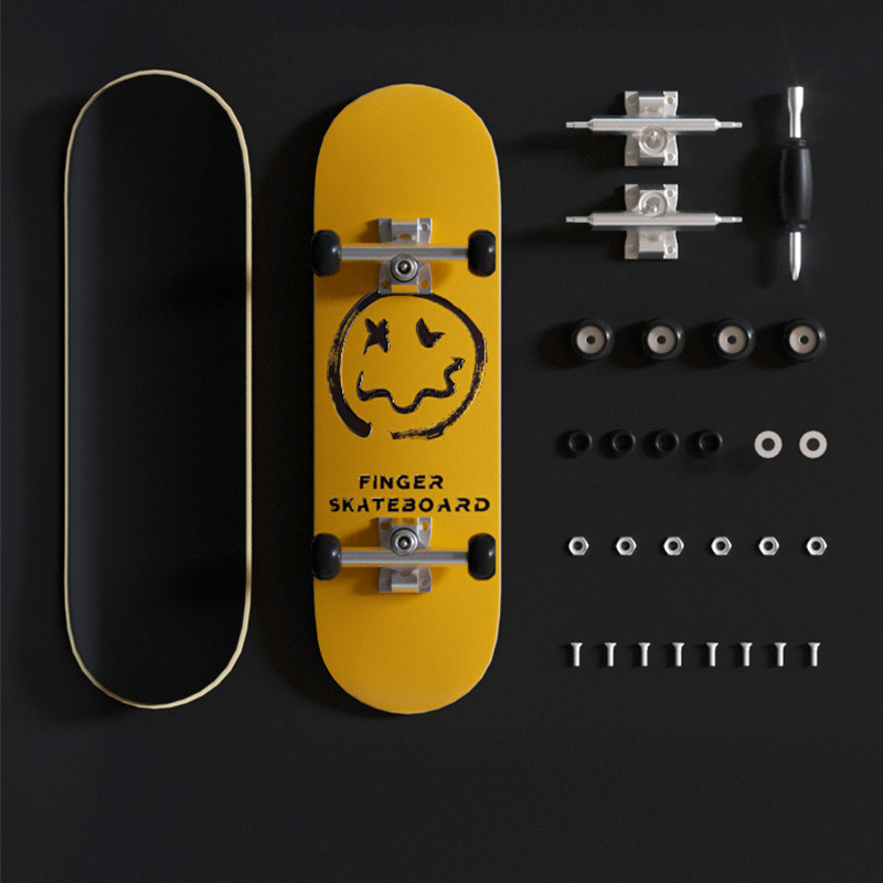 AliExpress 2025 New Toy Finger Skateboards Hobbies Novelty Anti Stress Sensory Fingerboard Toys Mini Funny Gift For Kids Boy