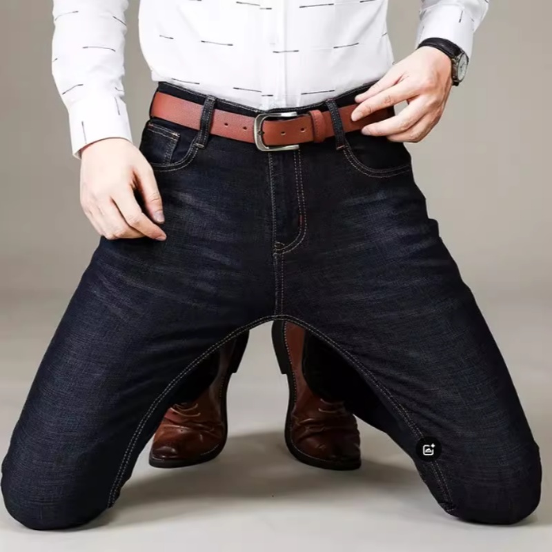 AliExpress 2025 Spring New Mens Slim Fit Classic Skinny Jeans Male Slim Fit Pencil Denim Blue Casual Street Style Casual Mens Skinny Jeans, view 3