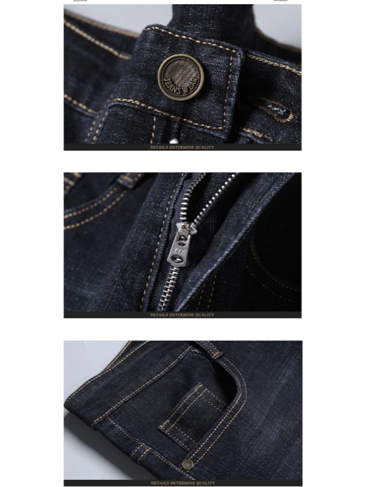 AliExpress 2025 Spring New Mens Slim Fit Classic Skinny Jeans Male Slim Fit Pencil Denim Blue Casual Street Style Casual Mens Skinny Jeans, view 6