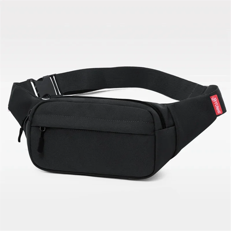 AliExpress 2025 Unisex Sports Fanny Pack - Fashion Canvas Waist/Shoulder Bag for Men & Women, Phone Purse with Casual Crossbody Design​