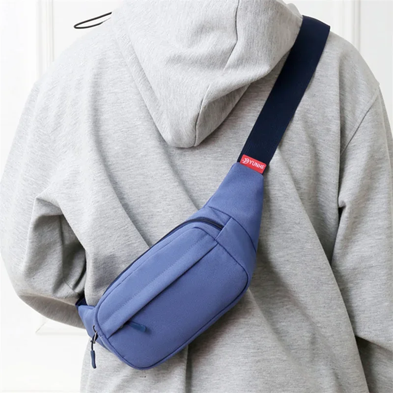 AliExpress 2025 Unisex Sports Fanny Pack - Fashion Canvas Waist/Shoulder Bag for Men & Women, Phone Purse with Casual Crossbody Design​, view 3