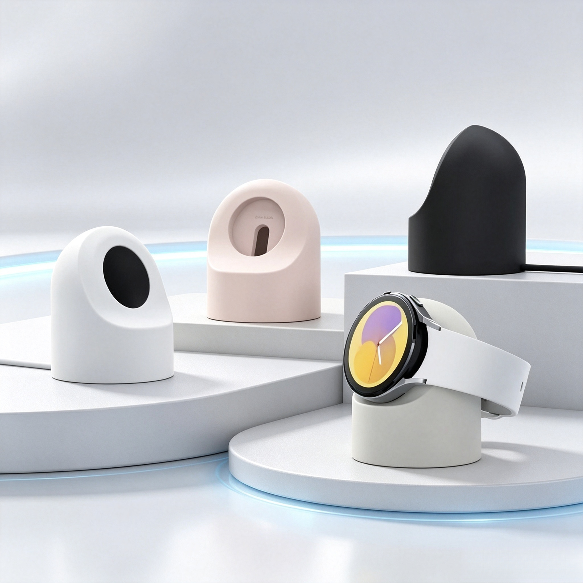 AliExpress Silicone Smartwatch Desktop Charging Stand