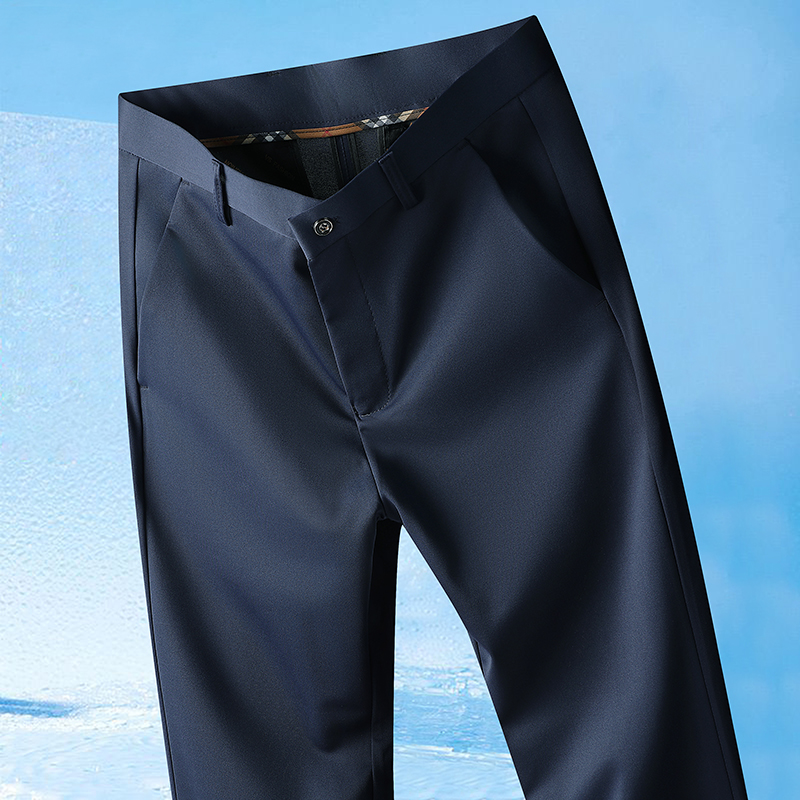 AliExpress Men's Stretch No-Iron Casual Trousers, view 3