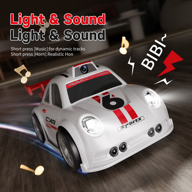 AliExpress 2026 New C6 RC Drift Car with Dual Mode Lights Sound Camera Screen Control Car Smart Induction Following Children's Toys Gift, view 5