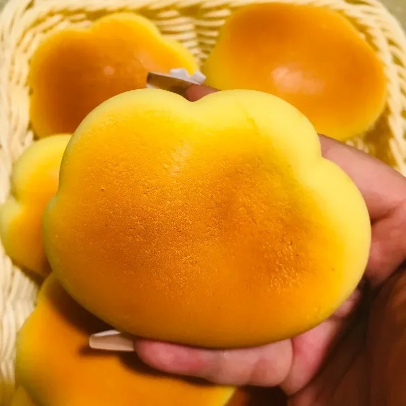 AliExpress 2026 New Caramel Color Cloud Bread Slow Rebound Pinch Music Decompression Vent Toy squishy Decompression, view 3