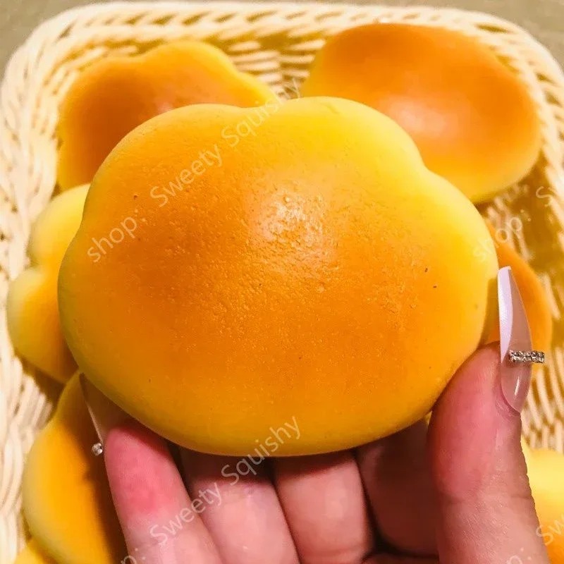 AliExpress 2026 New Caramel Color Cloud Bread Slow Rebound Pinch Music Decompression Vent Toy squishy Decompression, view 6