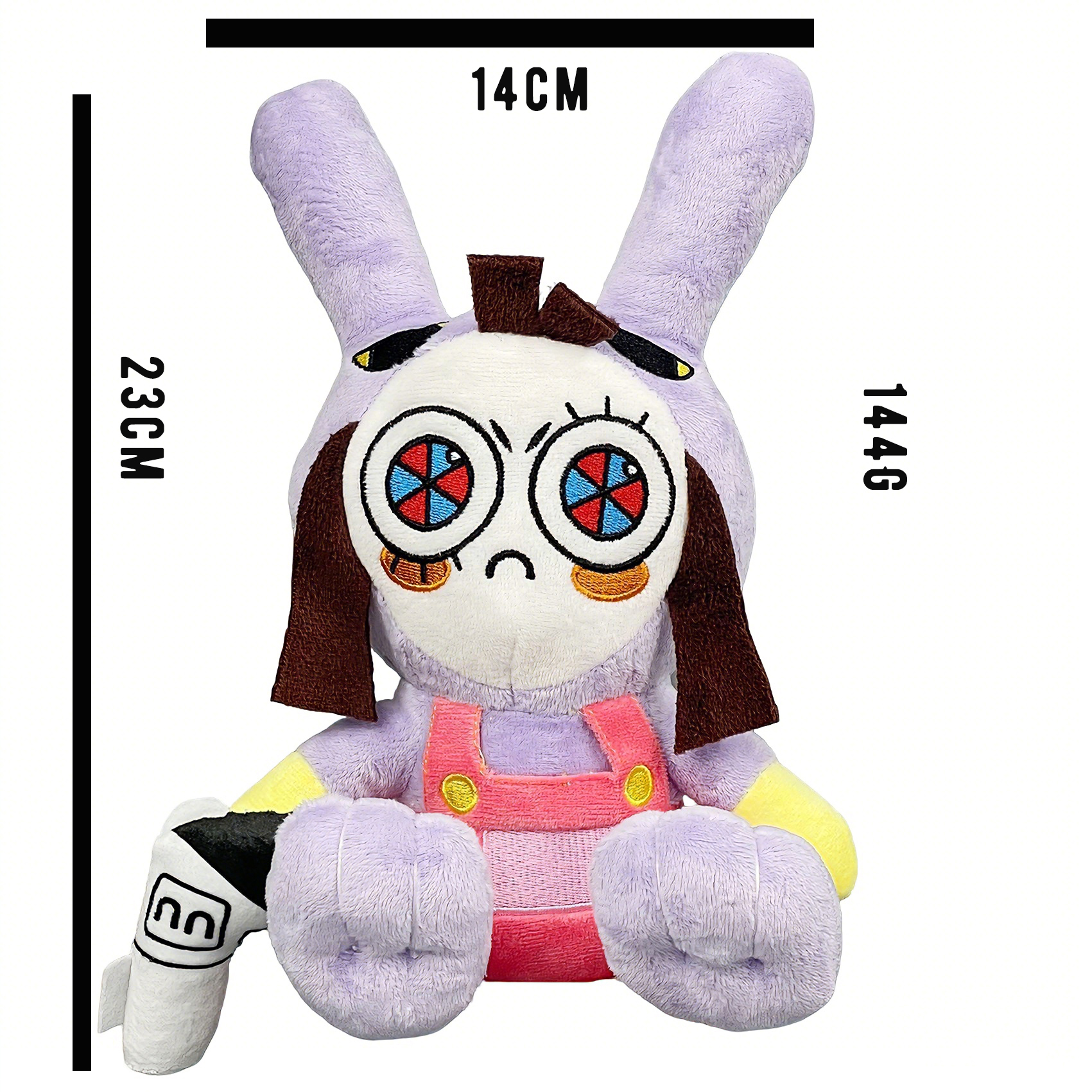 AliExpress 2026 New Cute Purple Maid Bunny Plush Toy Soft Stuffed Cartoon Rabbit Kawaii Plushie Kids Birthday Gift Room Decor Party Favor, view 2
