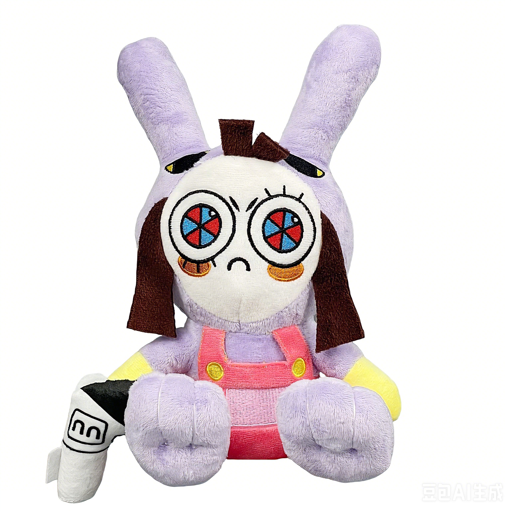 AliExpress 2026 New Cute Purple Maid Bunny Plush Toy Soft Stuffed Cartoon Rabbit Kawaii Plushie Kids Birthday Gift Room Decor Party Favor, view 4