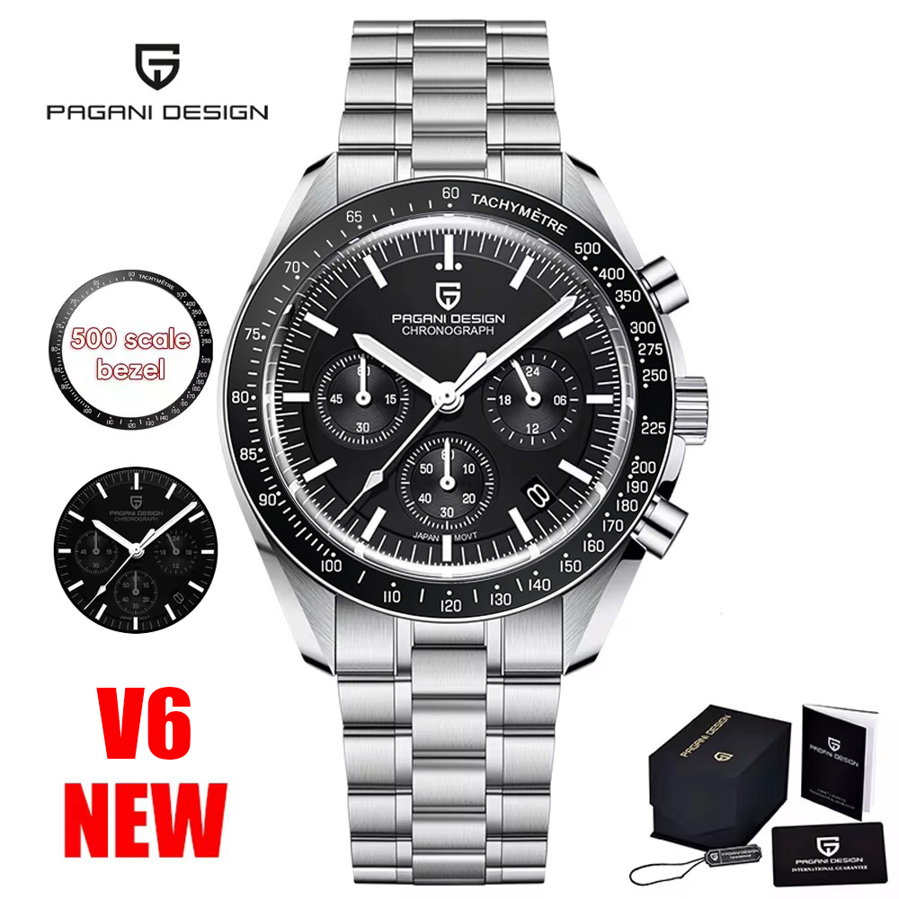 AliExpress PAGANI DESIGN V5 Moon Chronograph Men's Watch