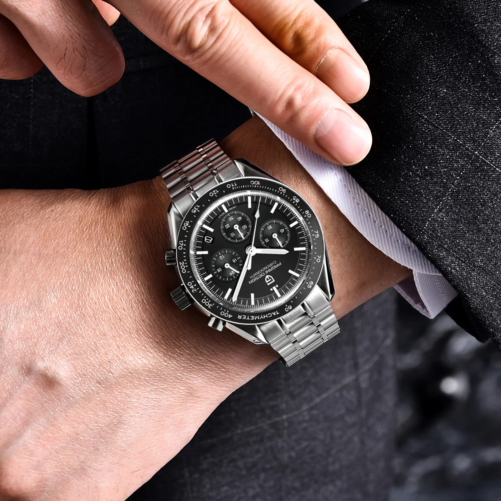 AliExpress PAGANI DESIGN V5 Moon Chronograph Men's Watch, view 2