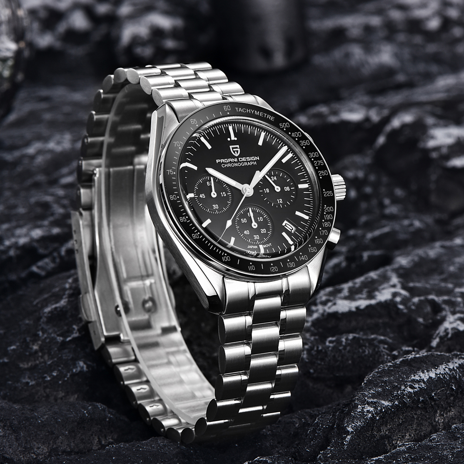 AliExpress PAGANI DESIGN V5 Moon Chronograph Men's Watch, view 4
