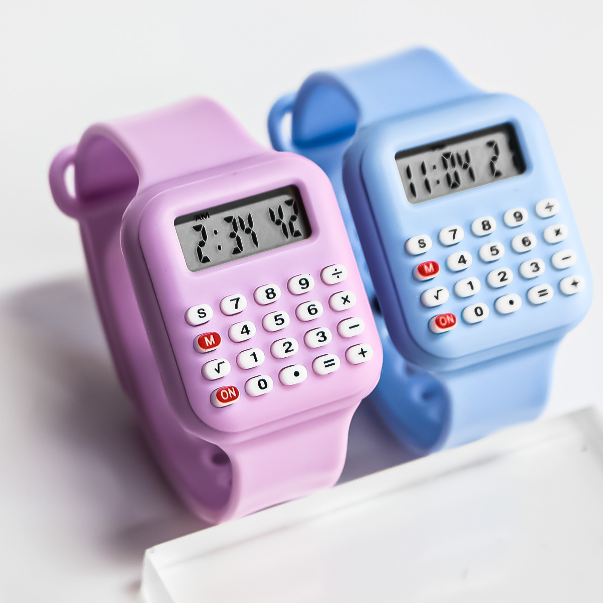AliExpress Kids Digital Watch with Calculator and Rubber Strap