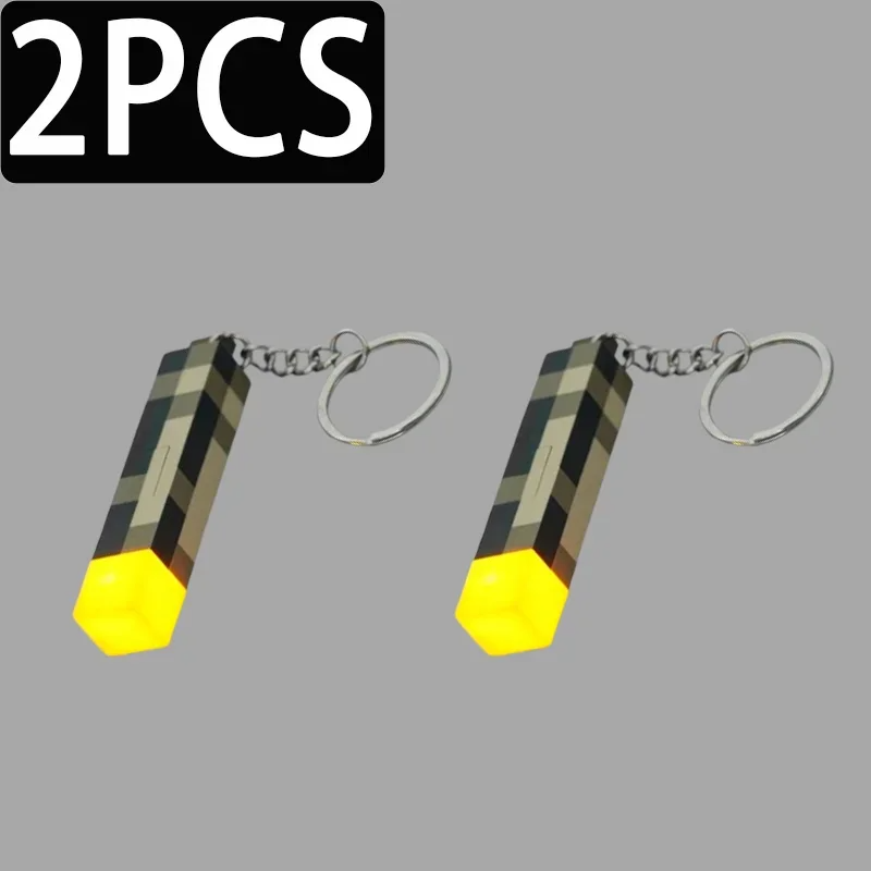 AliExpress /2026 New World Torch Light Torch Can Shine Keychain Mini Model Pendant Toy Most Popular Festival Mode, view 2