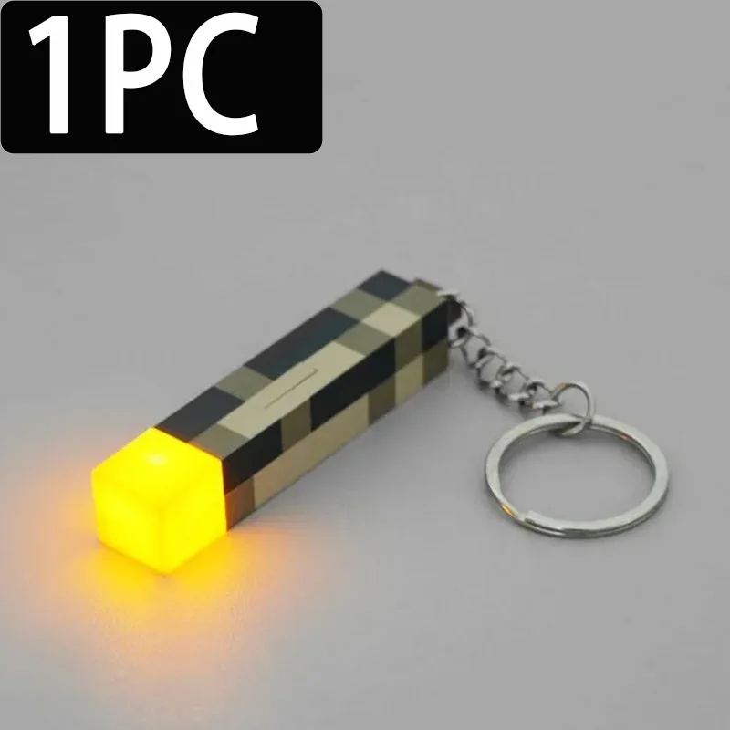 AliExpress /2026 New World Torch Light Torch Can Shine Keychain Mini Model Pendant Toy Most Popular Festival Mode, view 3