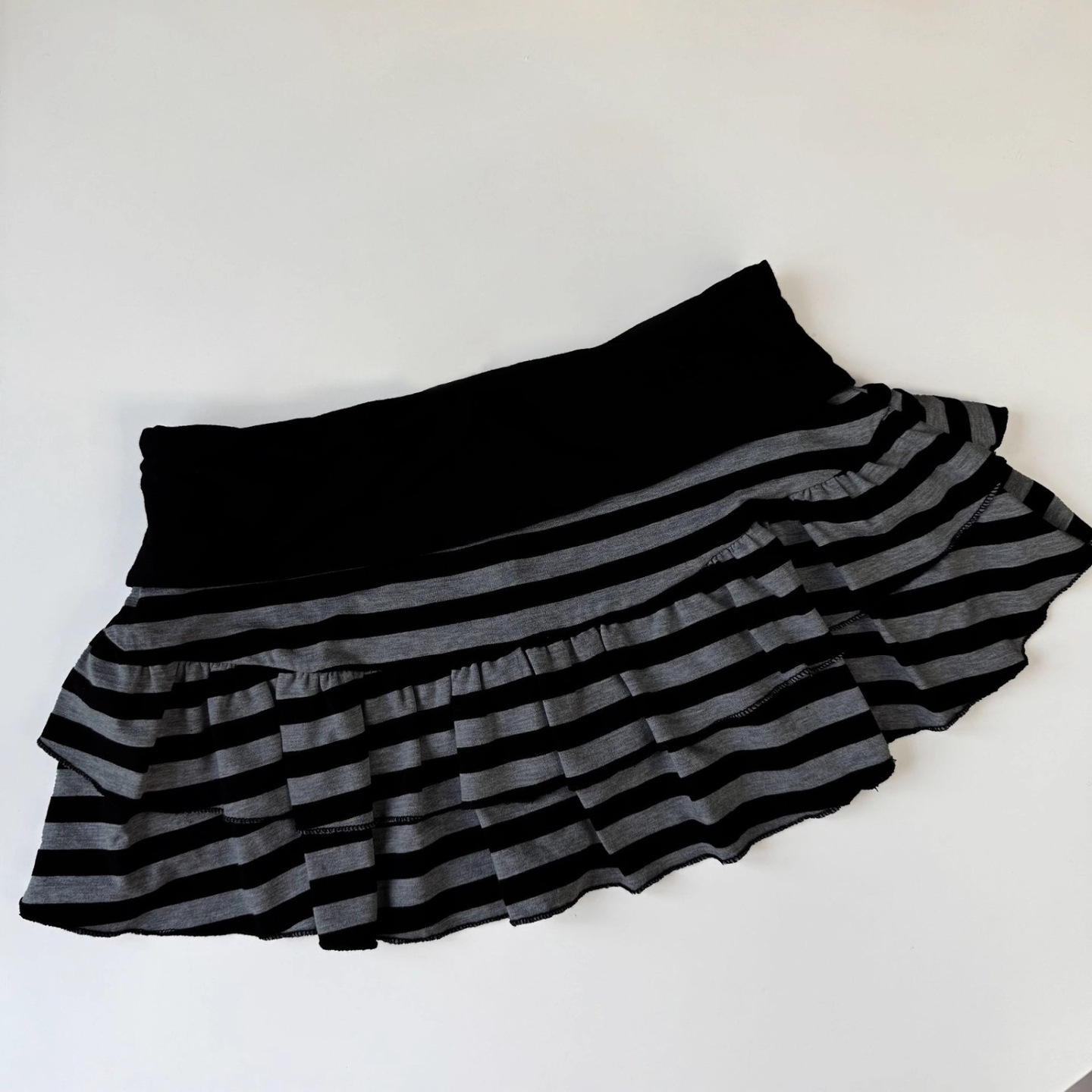 AliExpress 2026 Y2K Sexy Striped Color Block Mini Skirt For Women Korean Japanese Street Style Niche Versatile A Line Fashion Skirt, view 5