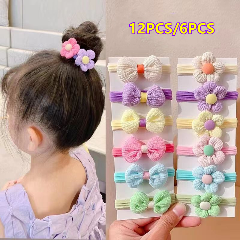 AliExpress Girls Flower Elastic Hair Bands (10 or 20-Pack)