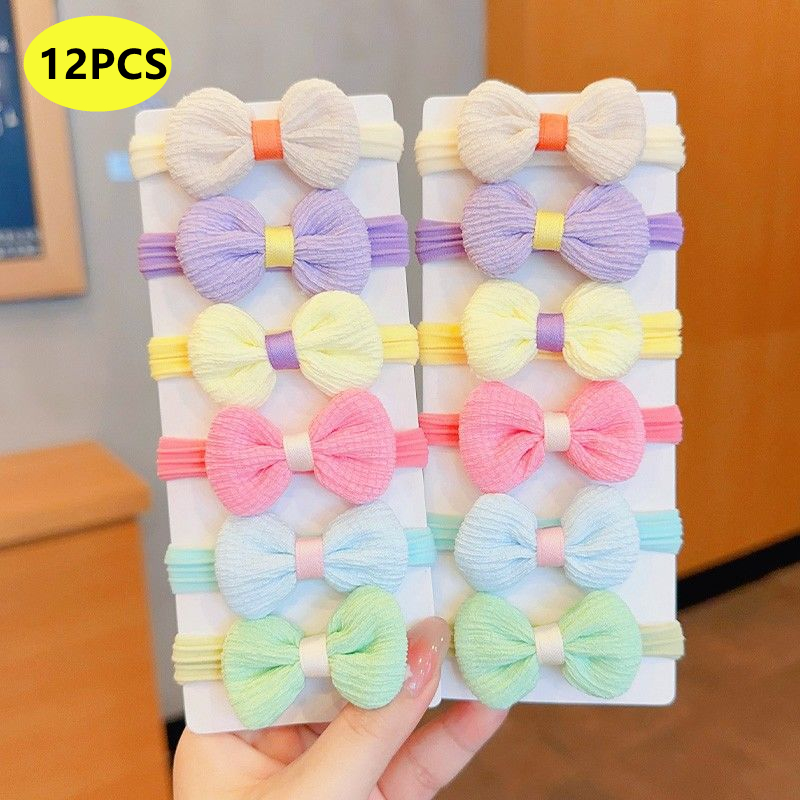 AliExpress Girls Flower Elastic Hair Bands (10 or 20-Pack), view 6
