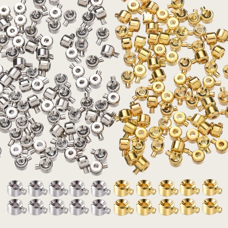 AliExpress Copper Clasp Buckles with Bead Caps (20-Pack)