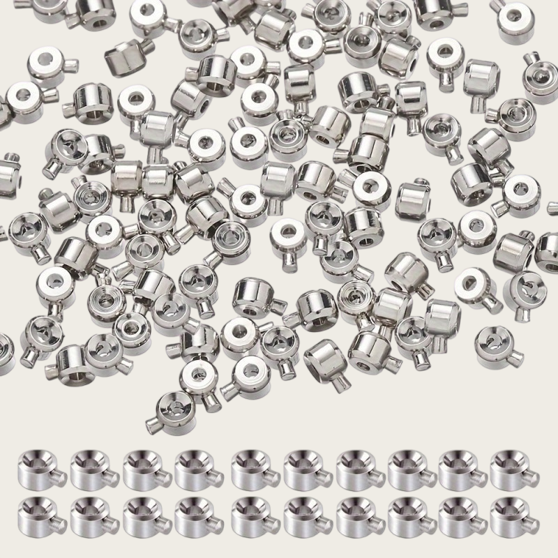 AliExpress Copper Clasp Buckles with Bead Caps (20-Pack), view 3